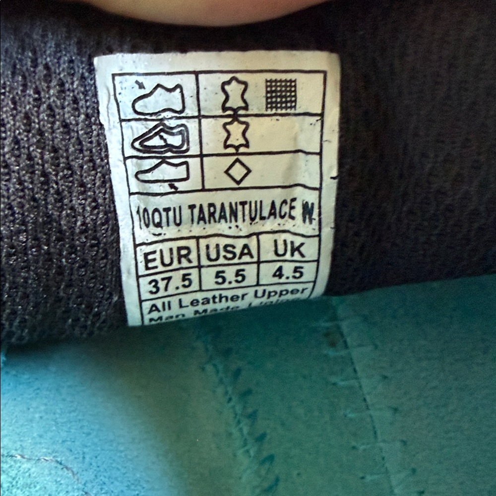 La Sportiva Turquoise and Gray Climbing Shoes - Picture 7 of 7